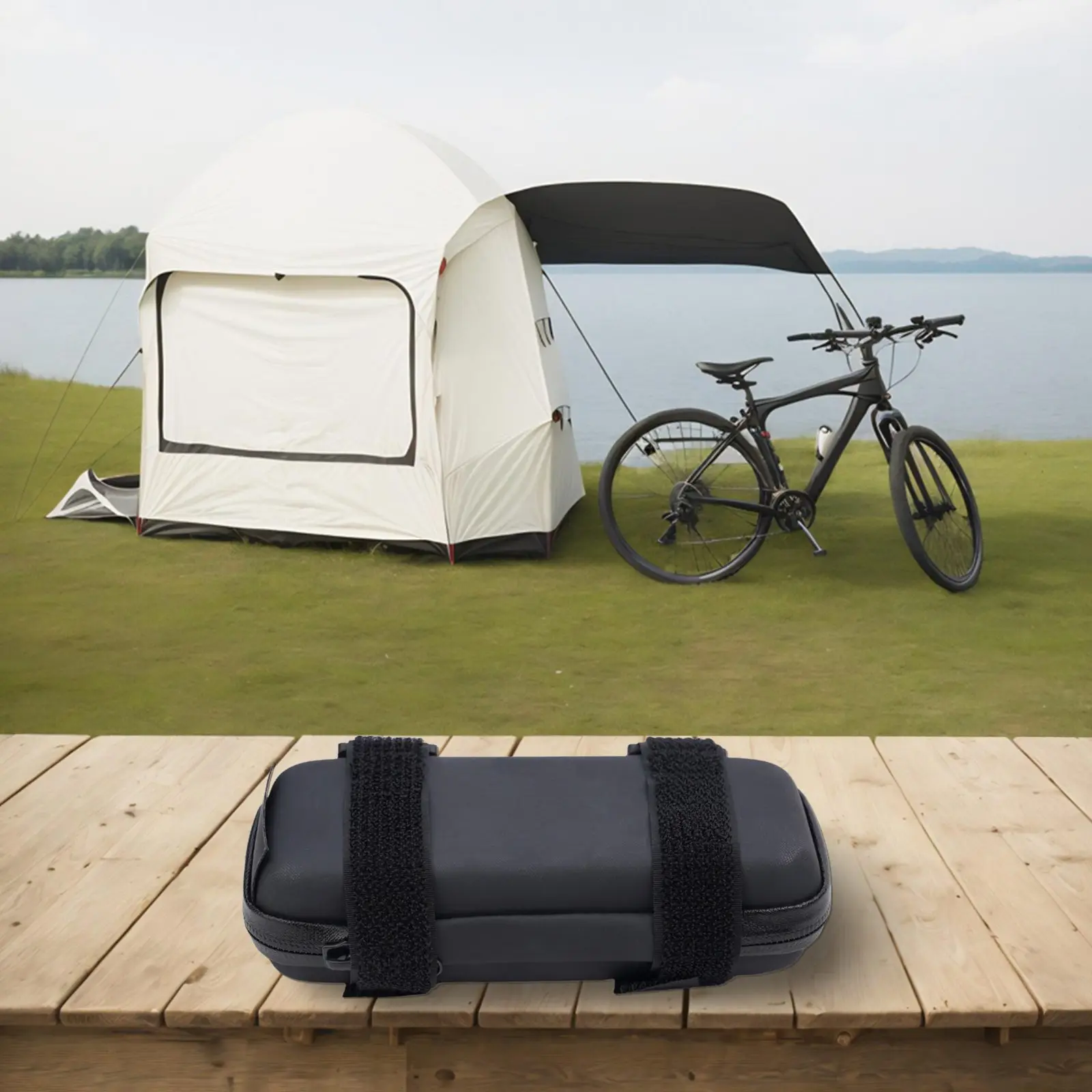 

Водонепроницаемая сумка для хранения контроллера электрического велосипеда с тканью EVA и регулируемым ремешком для безопасности аккумуляторного блока