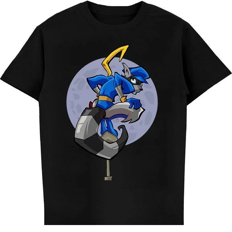 Summer harajuku custom t shirt heavyweight Informal funny New Arrival vintage Sly Cooper 2 Unise T-Shirt Men tshirttees top