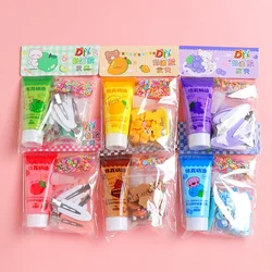 50G Cream Glue DIY Hair Clip Set Colorful Resin Accessories Children's Handmade Material Pack Mobile Phone Case Decoration Glue