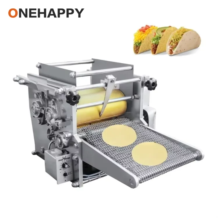 

Commercial 250W Tortilla Production Machine: Auto for Corn/Flour Tacos & Grains Hygienic Stainless Steel