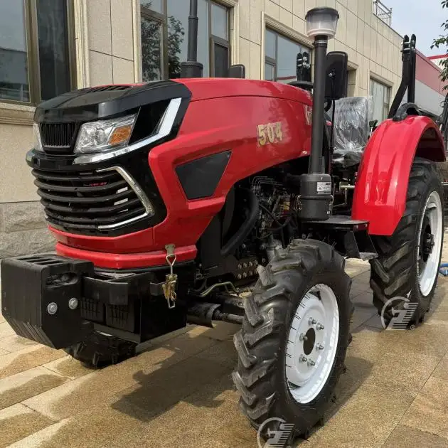 Agricultural four-wheel tractors, small mini four-wheel drive compact agricultural tractors, farm four-wheel drive tractors