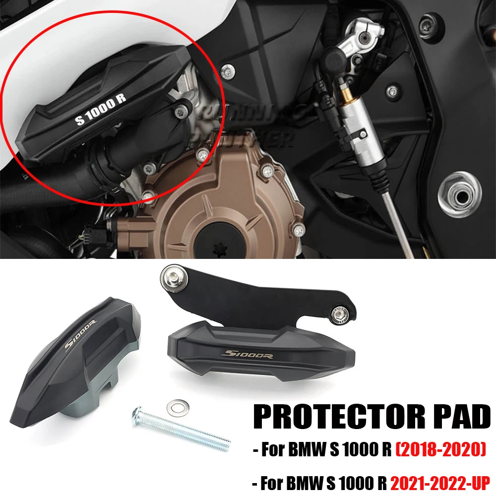 

Motorcycle Frame Sliders Protector Guard Anti-Fall Glue Falling Protection Pads Set For BMW S1000R S 1000 R 2018-2020 2021 2022