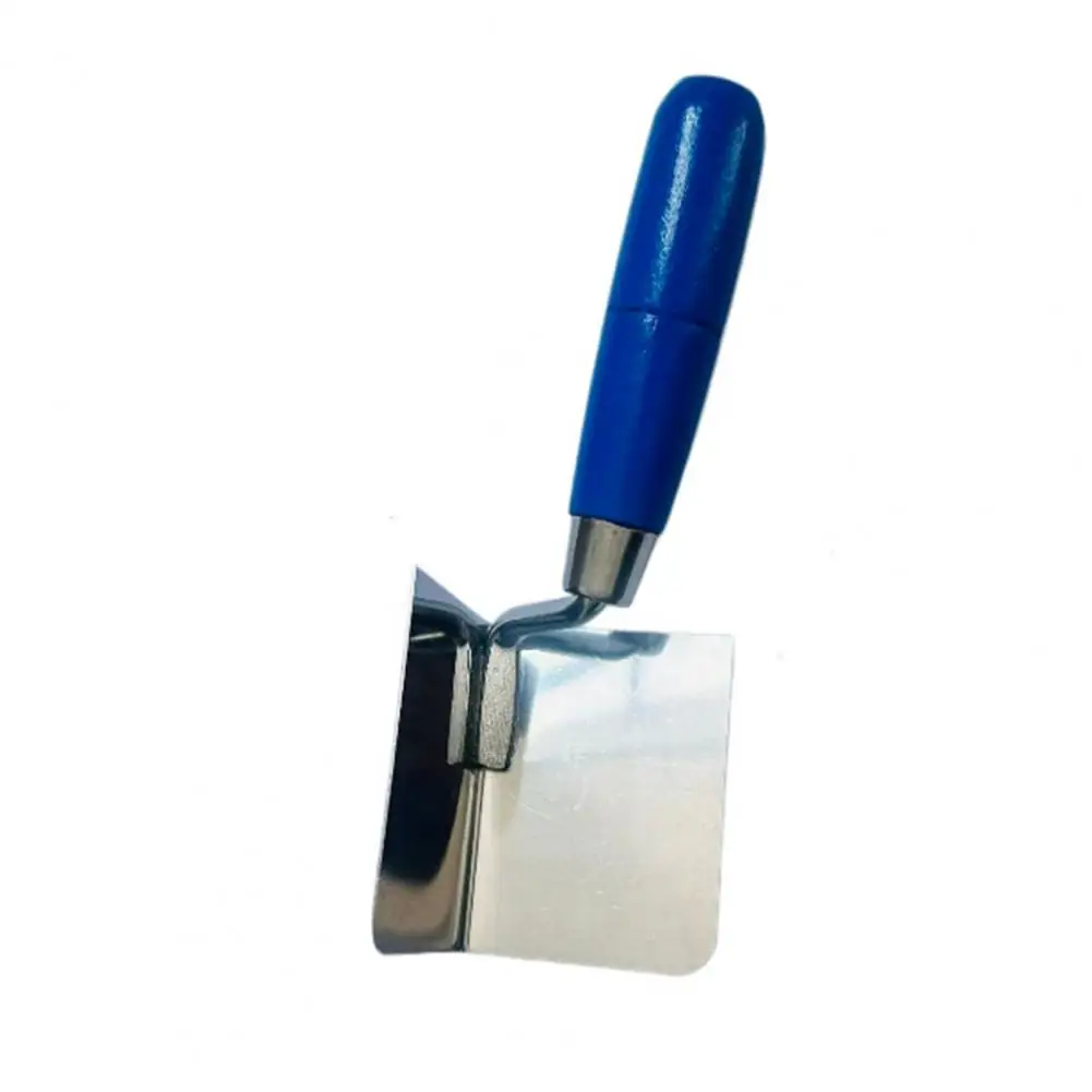 Rubber Grip Masonry Tool Stainless Steel Trowel 2pcs Stainless Steel Drywall Corner Trowel Set Ergonomic Soft Grip for Precision