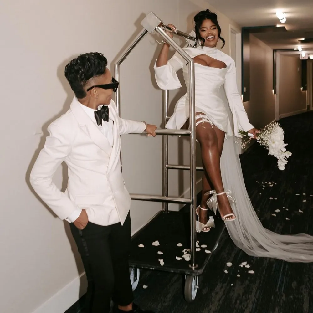 Simple Satin Weddin… - image