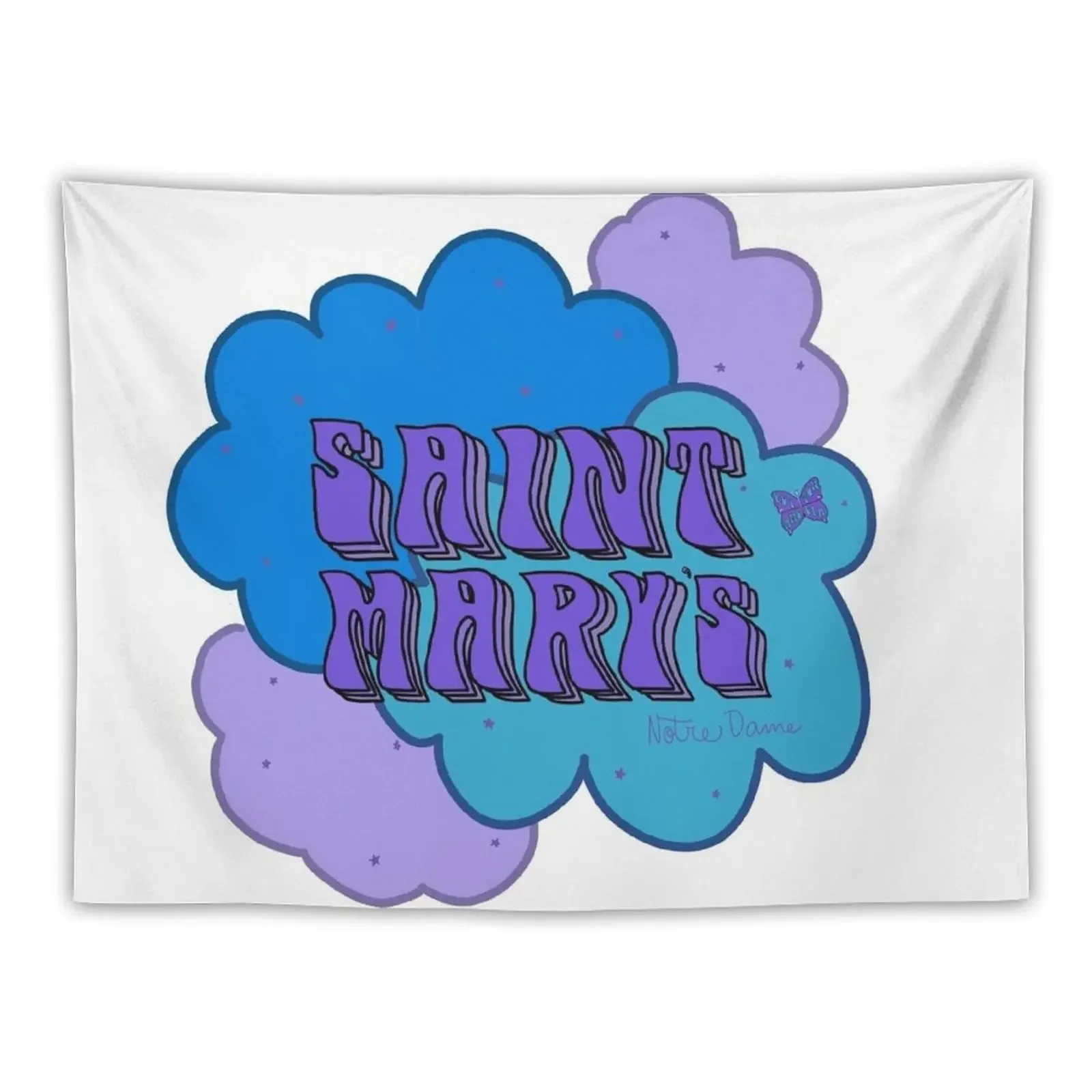 

Saint marys cloud Tapestry Aesthetic Room Decor Korean Aesthetic Decoration Custom Wall Deco Tapestry