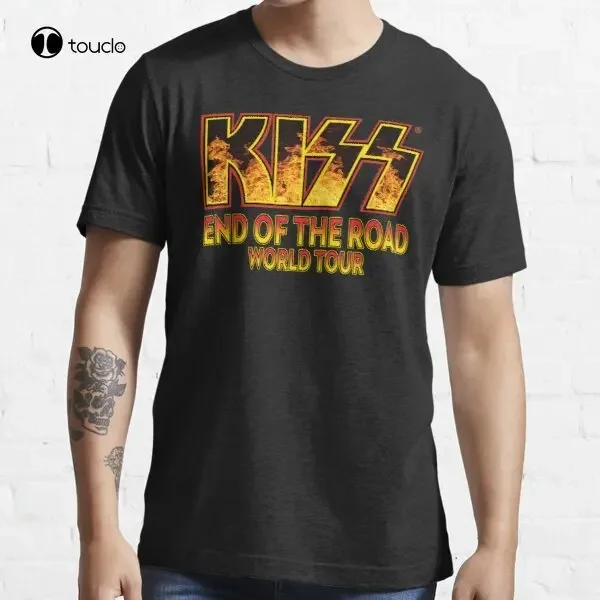 Camiseta Kiss End Of The Road World Tour Spaceman Catman Starchild Demon F2