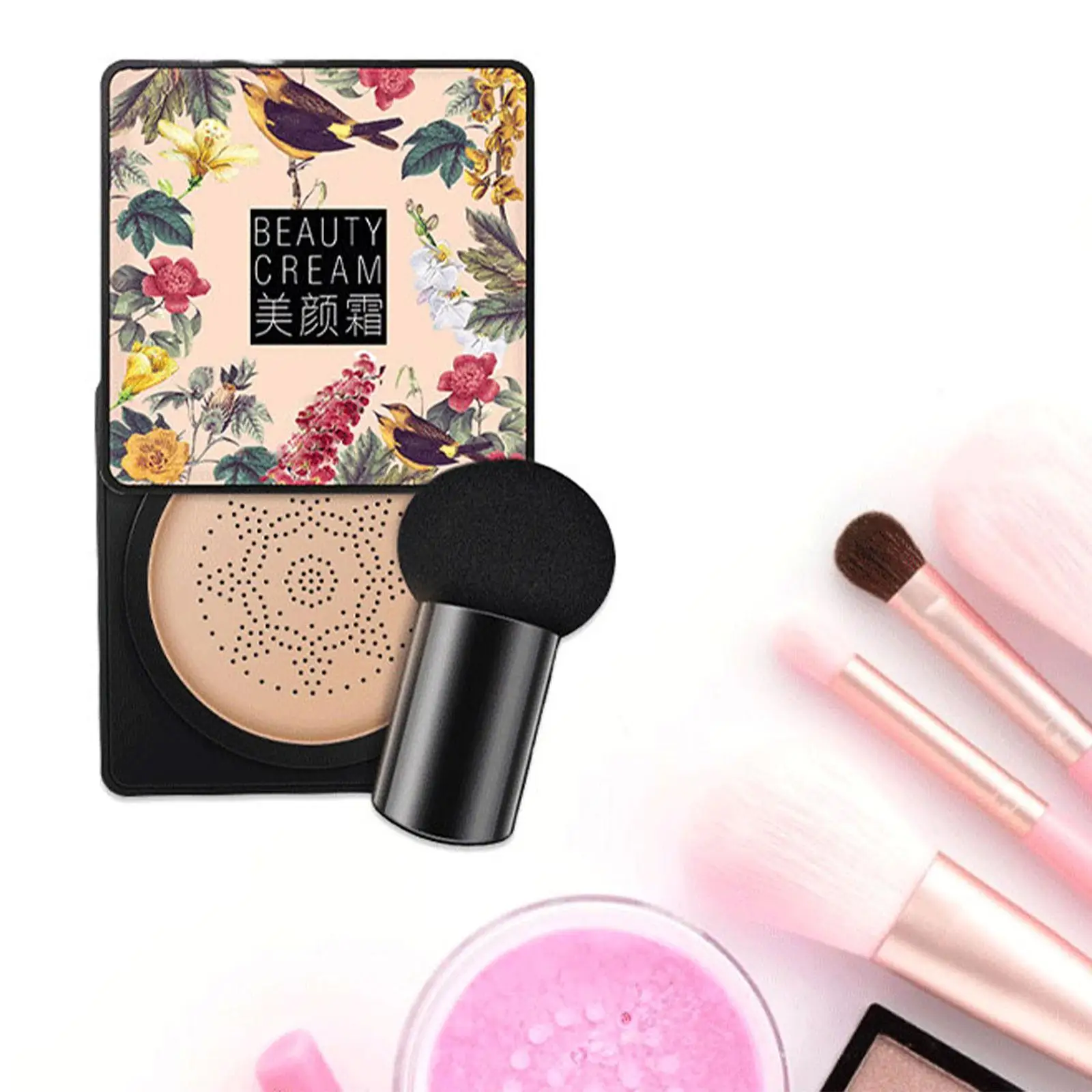 BB Cream – ensemble de fond de teint à coussin d'air, tête de champignon, liquide éclaircissant à couverture complète, maquillage pour peau indienne