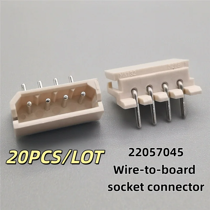 

20 шт./лот 22057045 2205-7045 022057045 4PIN P = 2,5 мм разъем «провод-плата» новый и оригинальный