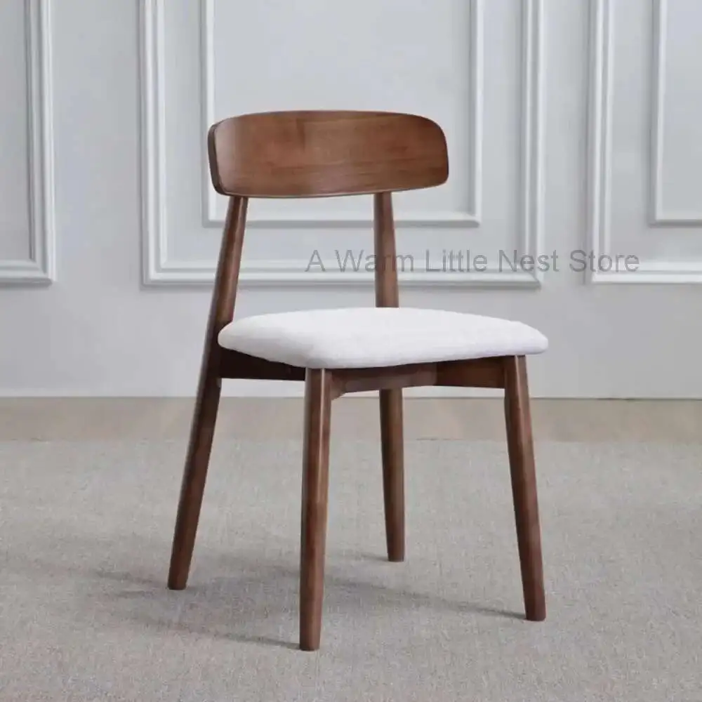

China Restaurant Dining Chairs Solid Wood Nordic Dinette Events Desk Dining Chair Cheap Minimalist Sillas Para Comedor Furniture