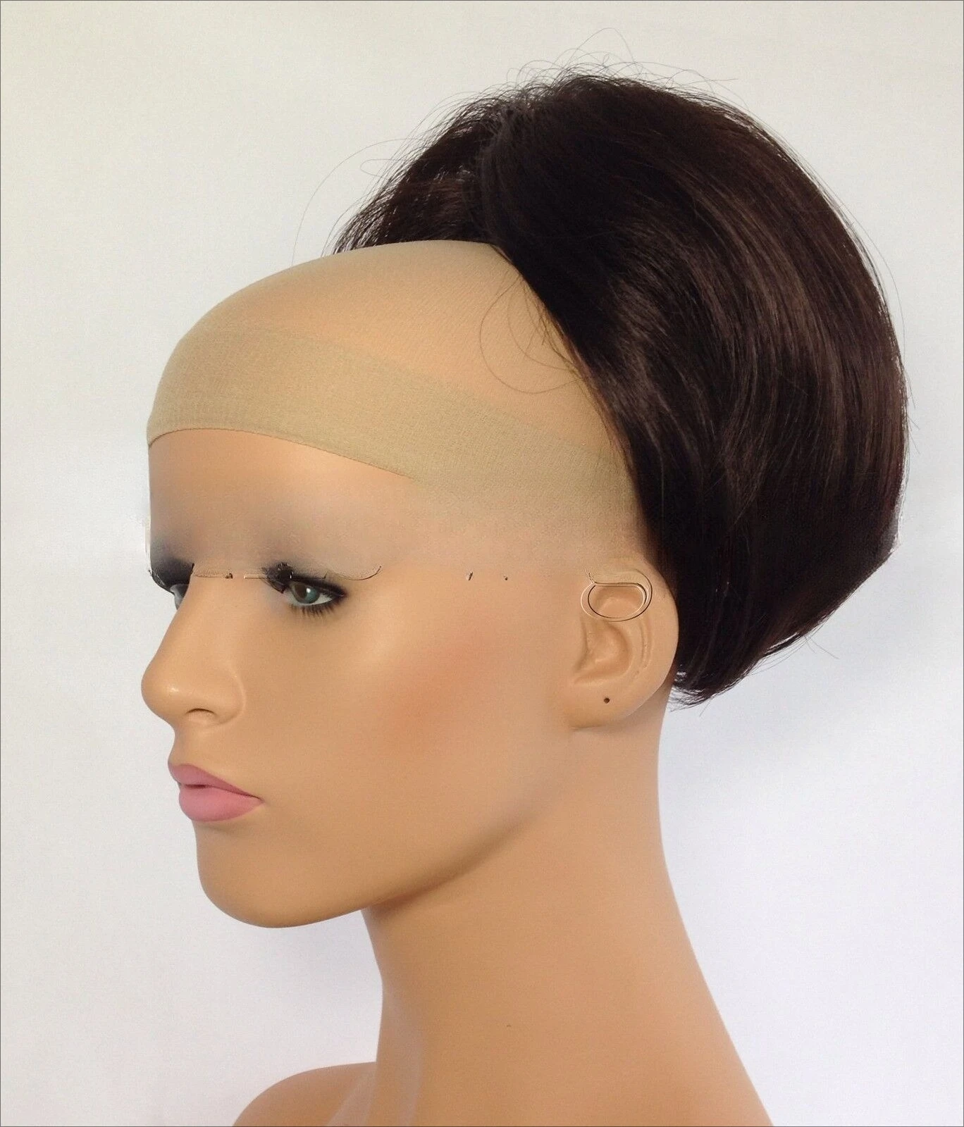 

DARK BROWN " BEEHIVE " BUN HAIR PIECE EXTENSION #4 UK SELLER