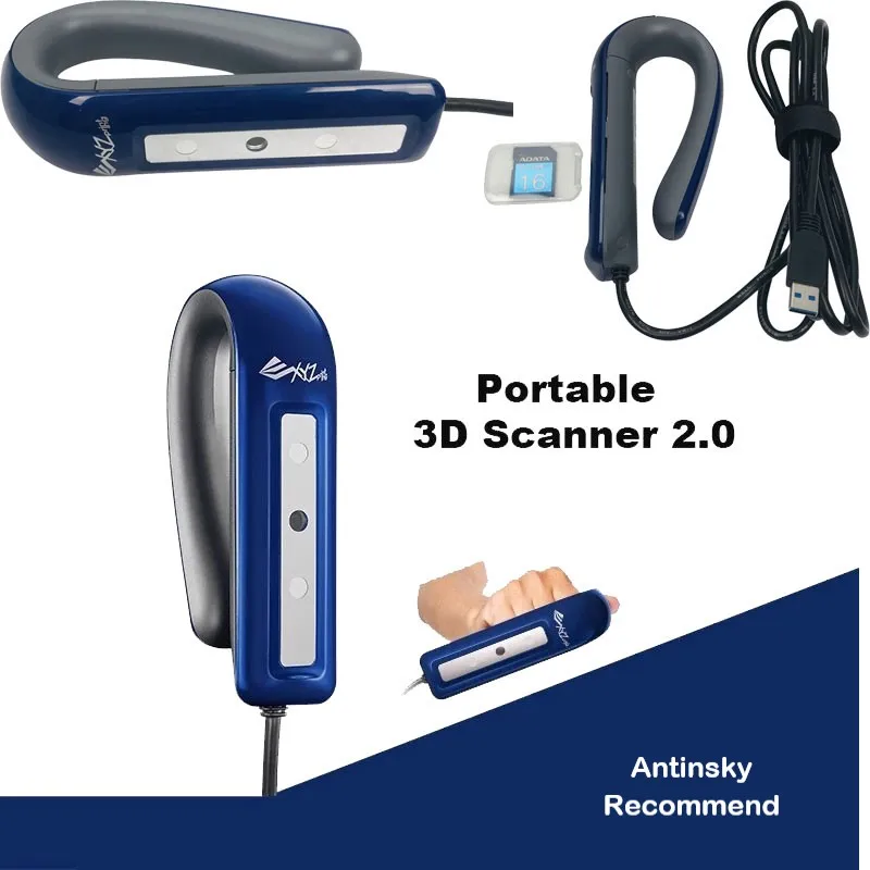 Printing 3d Scanner Professional Xyz Handheld 2.0 Laser Scanner 3d Body Scanner USB