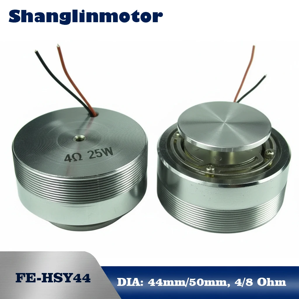 HiFi Resonant Loudspeaker 44mm 50mm Vibrating Speaker 4/8 Ohm 20W 25W Full Range Bass Horn NdFeB Strong Magnet Audio DIY