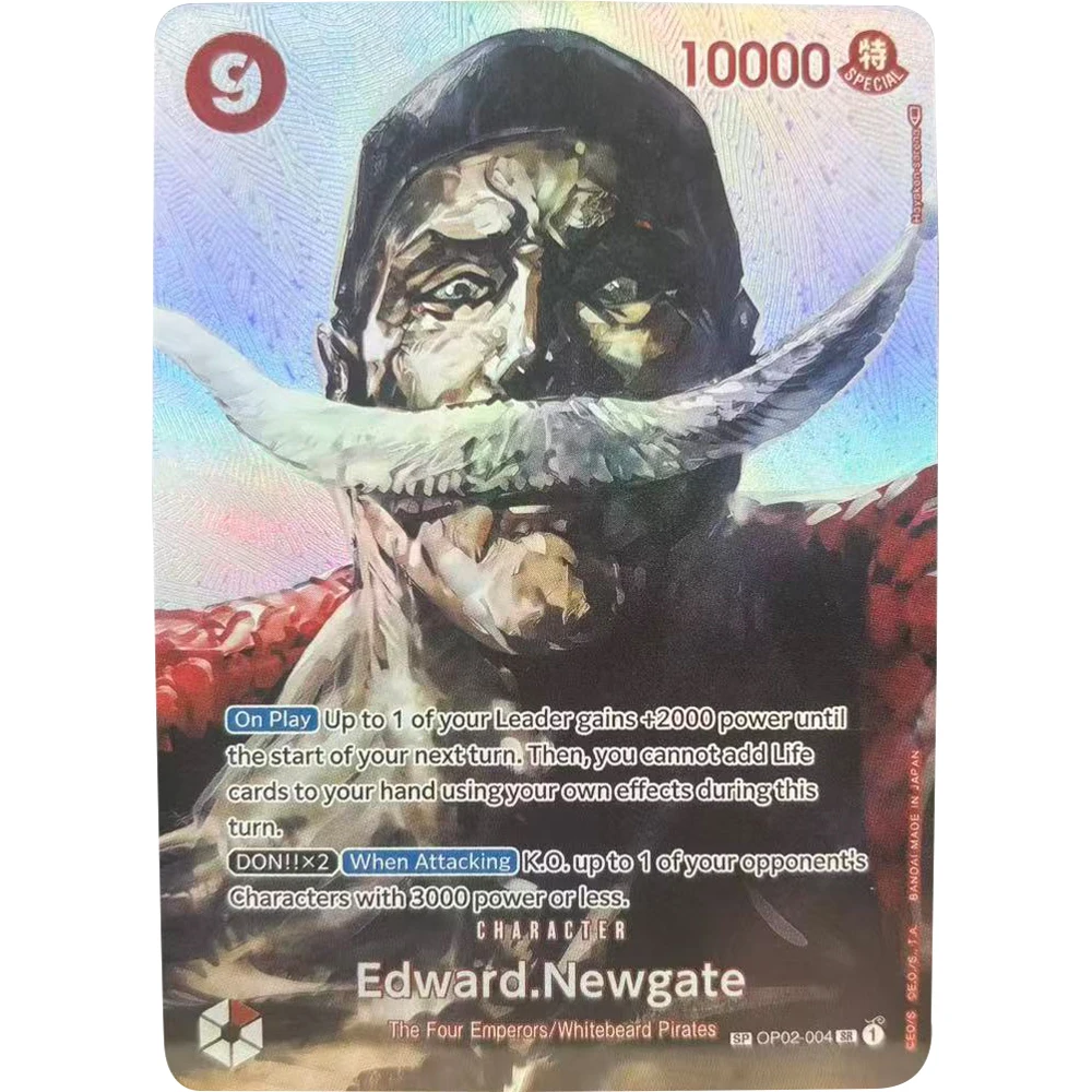 ONE PIECE Collection Cards Edward.Newgate Magellan Boa Hancock Sakazuki EN DIY High Quality Self Made Game Anime Cards Gift Toy view 4