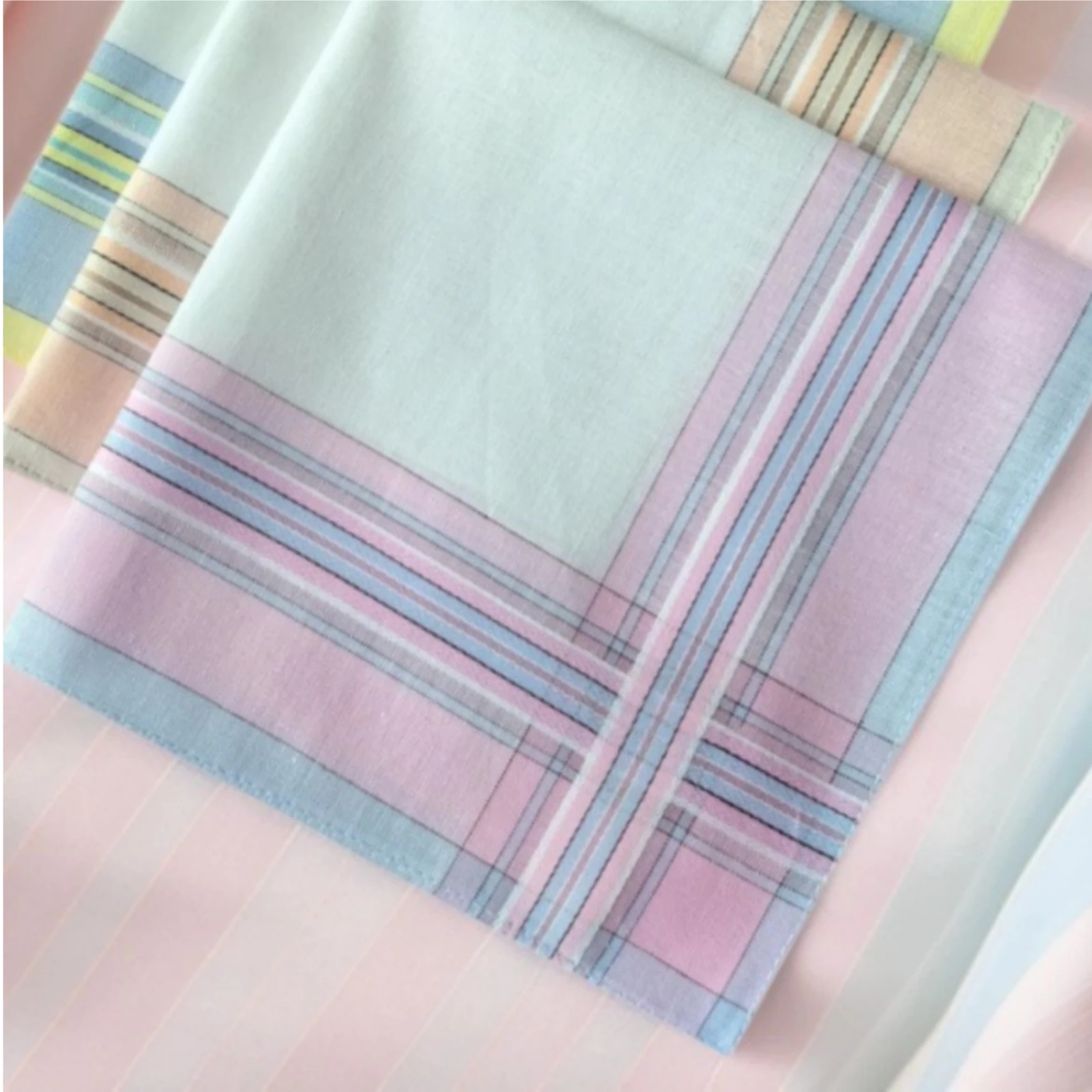 9-pieces-cotton-handkerchief-striped-handkerchief-with-stripe-detailing-handkerchiefs-absorbent-pocket-square-soft-for-travel