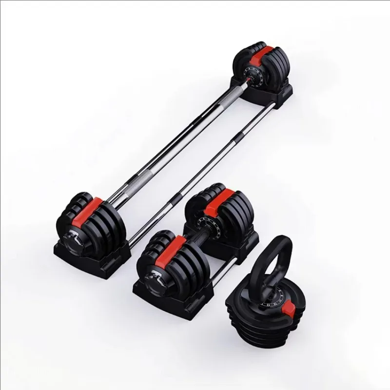 

Multifunctional Free Weights Adjustable Dumbbell Kettlebell Barbell for Men and Women Home Gym Fitness Gear Hot Pick