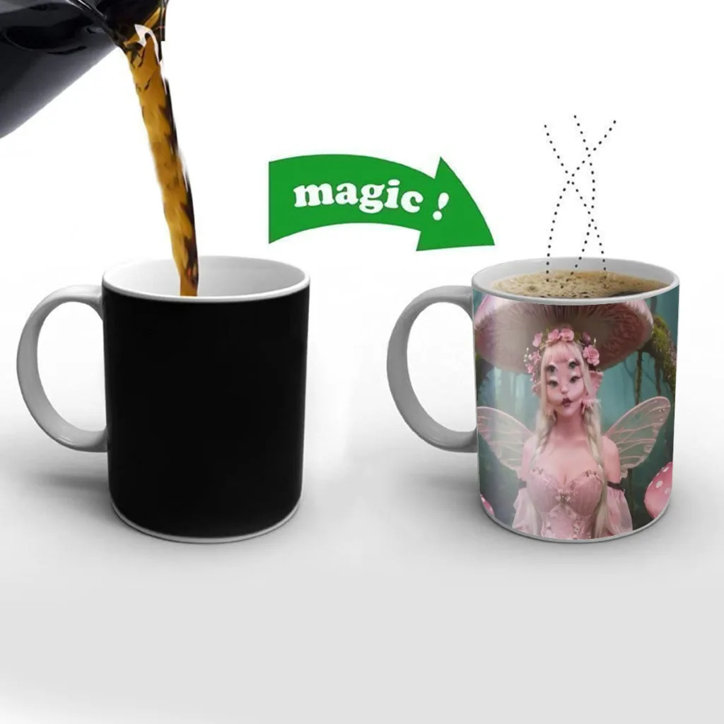 Singer Melanie Martinez Portals One Piece Coffee Mugs And Mug Creative Color Change Tea Cup Ceramic Milk Cups Novelty Gifts