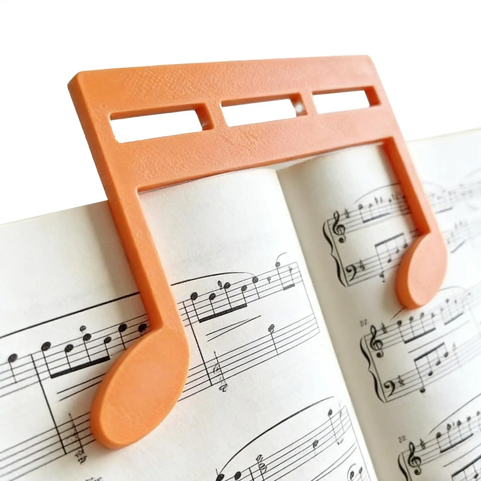 Clip para Partituras de Piano Impreso en 3D, Diseño de Notas Musicales, Soporte para Partituras, Pinza para Pianistas, Músicos de Teclado, Libros de Cocina y Práctica Musical