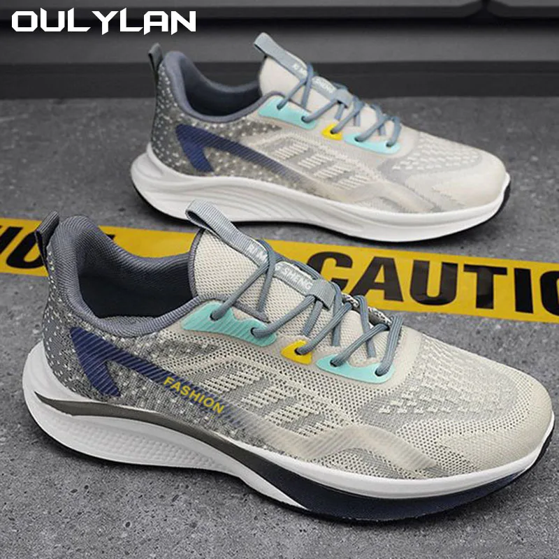 

Men's Casual Shoes Men's Fashionable All-Matching Sneakers Men's Shoes Flying Woven Breathable Mesh Cloth Shoes