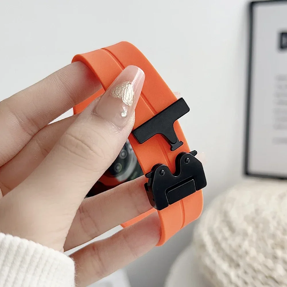 Soft Silicone 20mm 22mm Loop Strap for OnePlus Watch 2R Amazfit Balance GTR 4 Sports Band for Samsung Galaxy FE 7 6 5 40mm 44mm