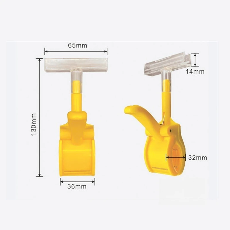 Supermarket Fresh POP Plastic Price Clip Snack Shop Thumb Poster Holder Multi-color Advertisement A4A5 Frame Clip