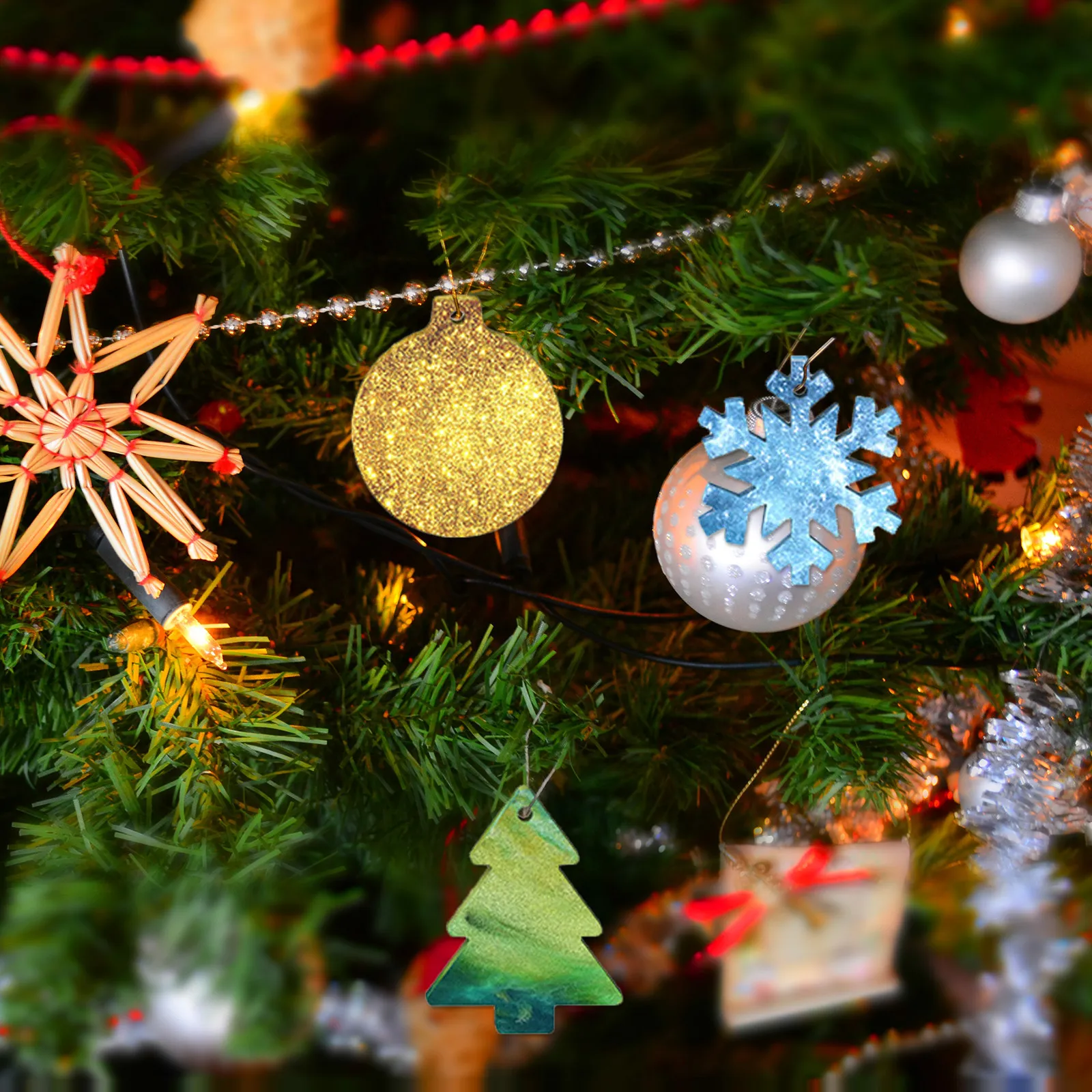 

1Pcs Snowflake Snowman Pendant Silicone Mold DIY Craft Kit High Transparency Flexible Easy Demold Crystal Resin Jewelry Making