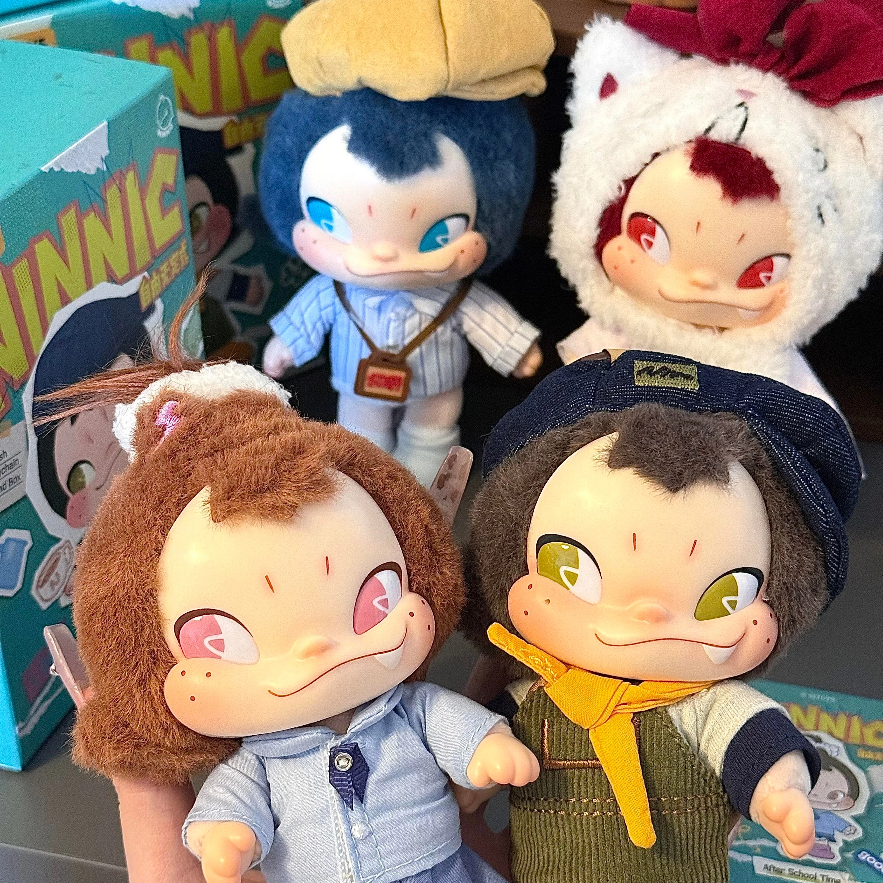 

Подлинная Ninnic Wild Free Series, плюшевая виниловая слепая коробка, милая модель куклы, подвесной орнамент, украшение, модные игрушки, коллекционный подарок ребенку