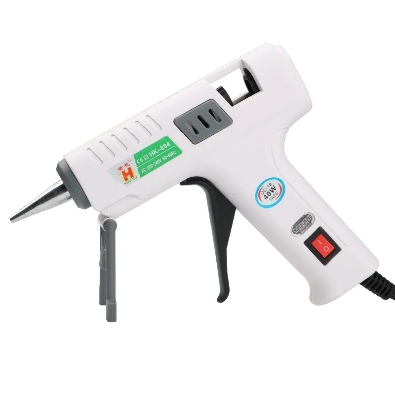 

40 Вт клеевой пистолет промышленного класса, небольшой клеевой пистолет ручной работы, бытовой детский тепловой пистолет, быстрый одиночный