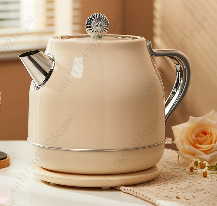 220V 1.5L Household Electric Kettle Water Boiling Cooking Pot Fast Heating Kettle With Stainless Steel Inner 2 Color Available
