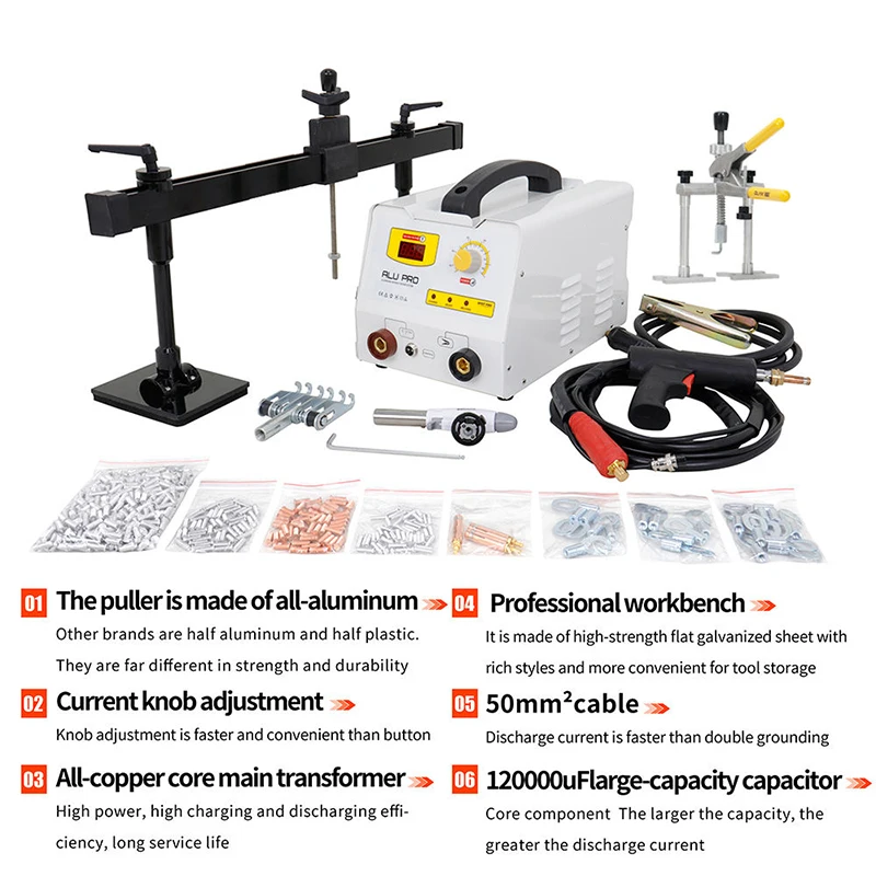 Wholesale Aluminum Car Body Dent Puller Spot Welding Machine for Collision Repair