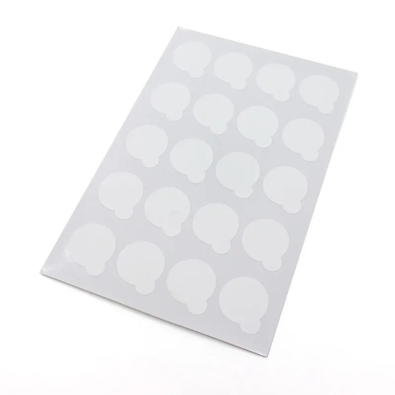 100 Pcs/Pack Glue Holder Pallet Paper Sticker Disposable Eyelash Jade Stone Pads Eyelash Extension Makeup tools