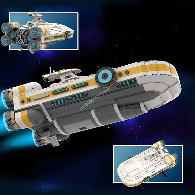 

2163pcs MOC Game Subnautica Seamoth The Aurora Vehicle Submarine Building Blocks Kits for Children Kids presents Bricks