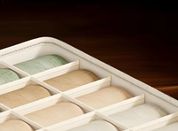 Underwear Organizer for Drawer Sock Storage Holder Foldable Portable 20 Grids Underwear Storage Box for Apartment Laundry Living