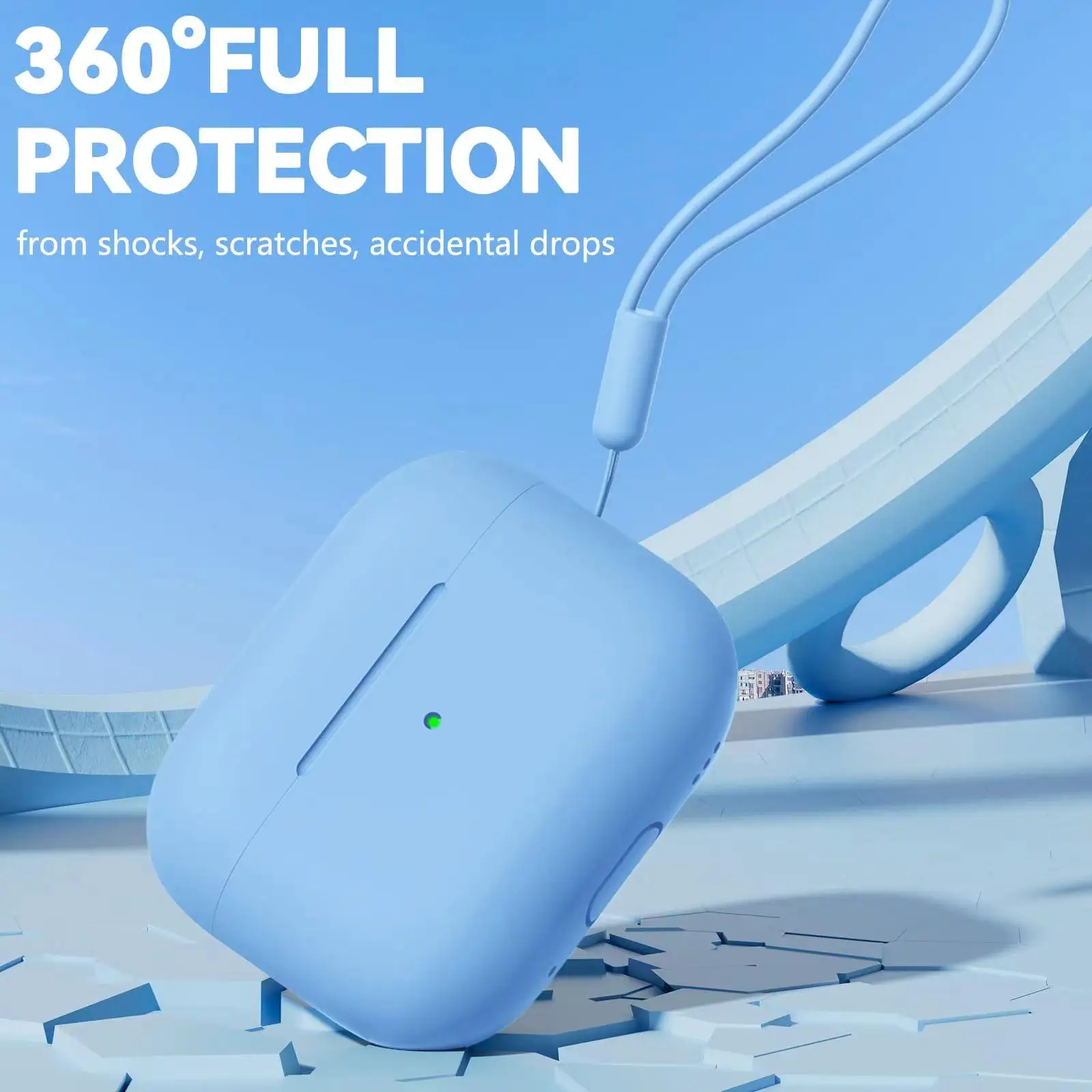 For AirPods Pro USB C Case with Cleaner Kit Soft Silicone Protective Case for Apple AirPod Pro 2nd/1st Generation Case for Women