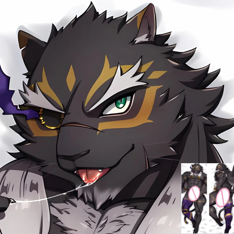 

Dakimakura Anime Fluffy Furry Orcus Tezcatlipoca (tas) Pillowcase Double-sided Print Hugging Body Pillow Cover Case Dropshipping