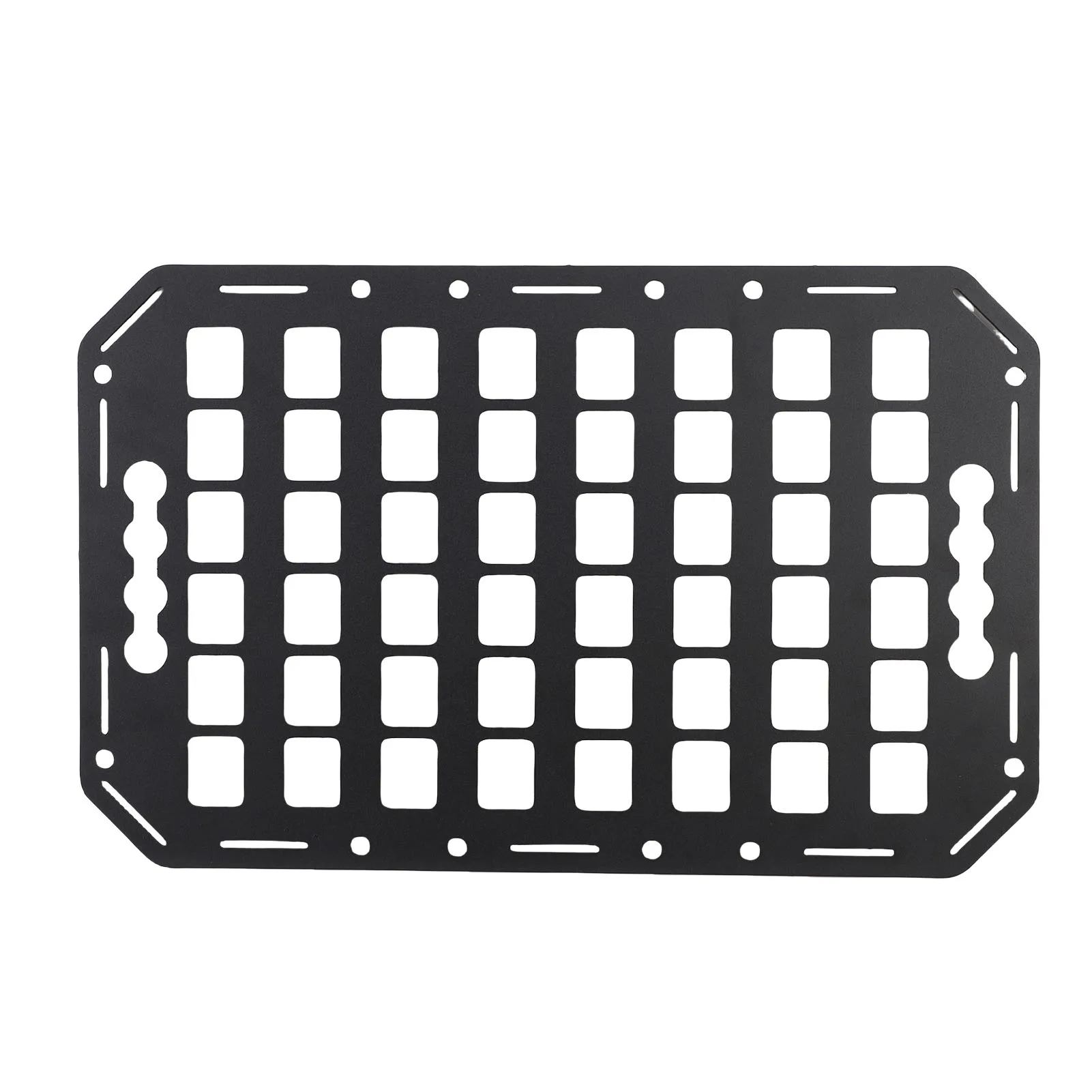 

Truck Bed Molle Panel Truck Bed Molle Panel 432x273x2mm Aluminum Side Bed L Track Molle Panel for Sedan SUV Pickup Van RV