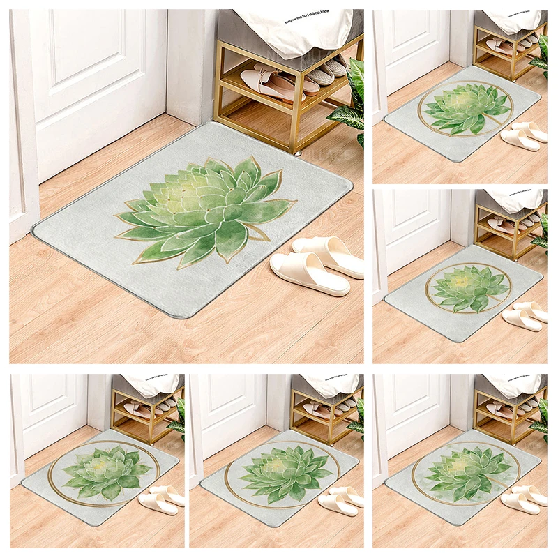 

House entrance carpet Home door mat Living Room Bath Foot bathroom non-slip water absorption rugs nordic boho morandi abstract