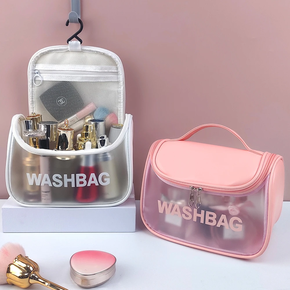 

Women Makeup Bags Travel Cosmetic Bag Toiletries Organizer Waterproof High Quality Storage Neceser Hanging Bathroom Wash Bag