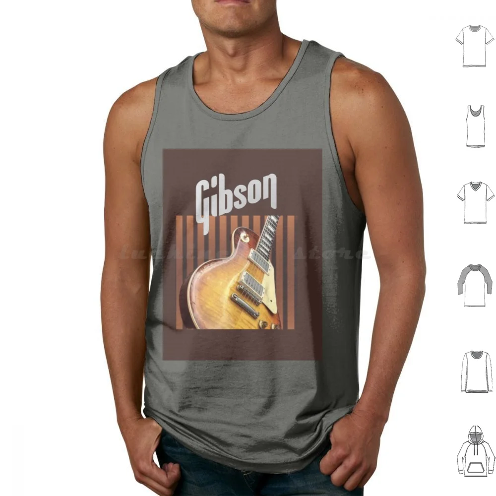 The Electric Giutar Tank Tops Vest Sleeveless Electric Giutar