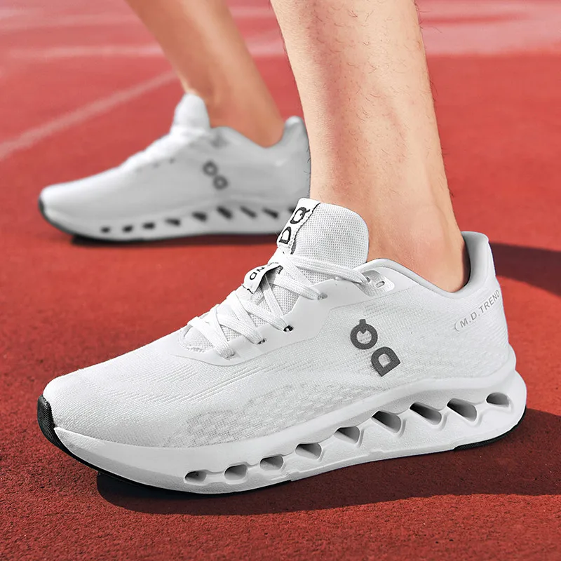 

New fashion casual all-match breathable running shoes soft sole lightweight high elastic shock absorption sports shoes for men