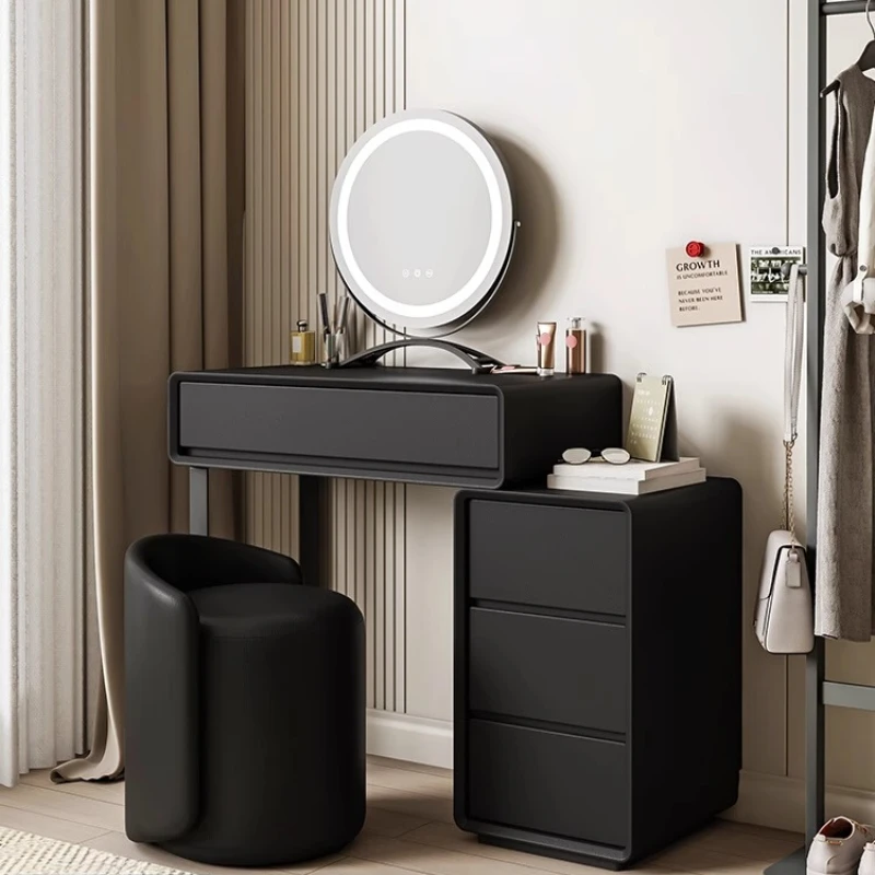 

Комоды для макияжа Туалетные столики с зеркалом и ювелирным шкафом Табурет Туалетный столик Шкафчик для хранения Спальня Комод Vanites