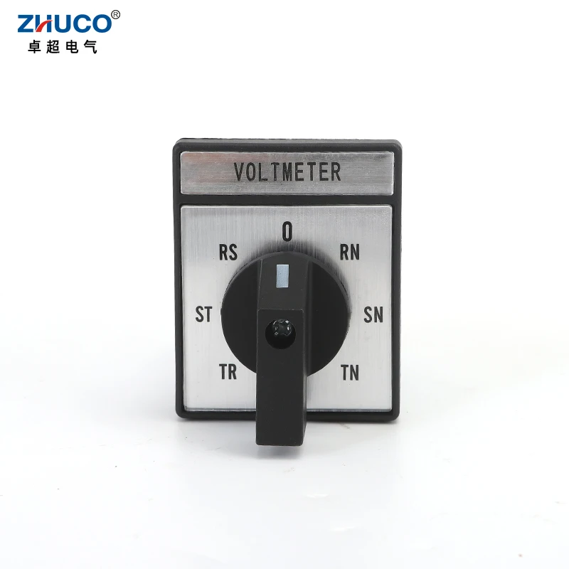 ZHUCO SZW26/LW26-20 660V 20A Ammeter LH3.3 4 Ways YH5.3 Voltmeter 7 Gears Measurement Changeover Cam Switch 3 Poles 12 Terminals