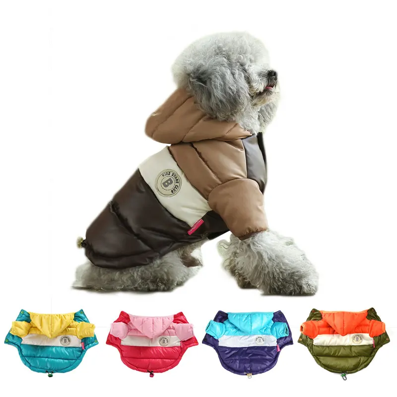 Winter Warm Dog Jacket French Bulldog Cotton Coat Small and Medium Dog Winter Puppy Jacket Chihuahua Warm Jacket Outfit Supplies