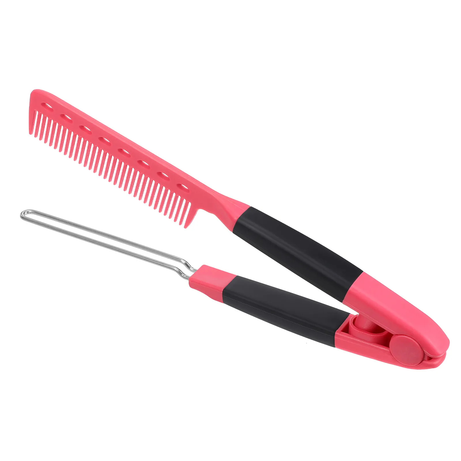

Professional Hair Straightening Comb V-Shaped Design for Smooth At Home Or Travel Salon Use Women Hairdressing