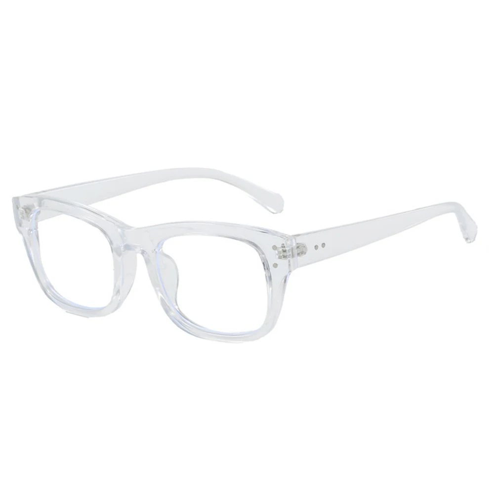 Vintage Glasses Transparent Horn-Rimmed Glasses Thick Frame Glasses Stylish For Modern Lifestyles Long Screen Time Home