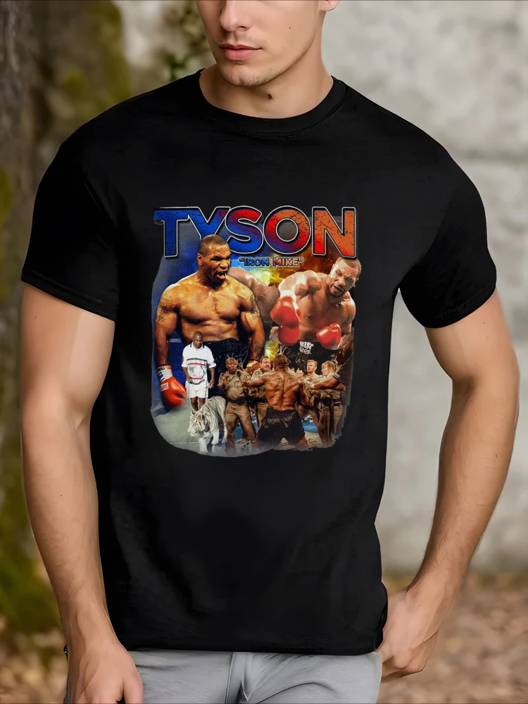 Mike Tyson Iron Mike boxing graphic T-shirt 