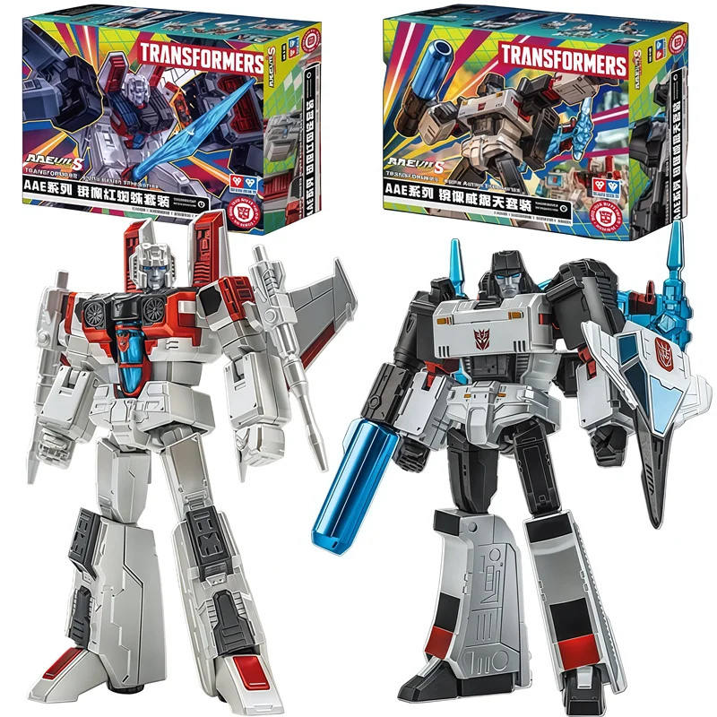 NOVO Transformando Megatron Starscream ‌   Figura de ação modelo montagem brinquedo coleção hobby móvel ornamento de mesa presentes de natal