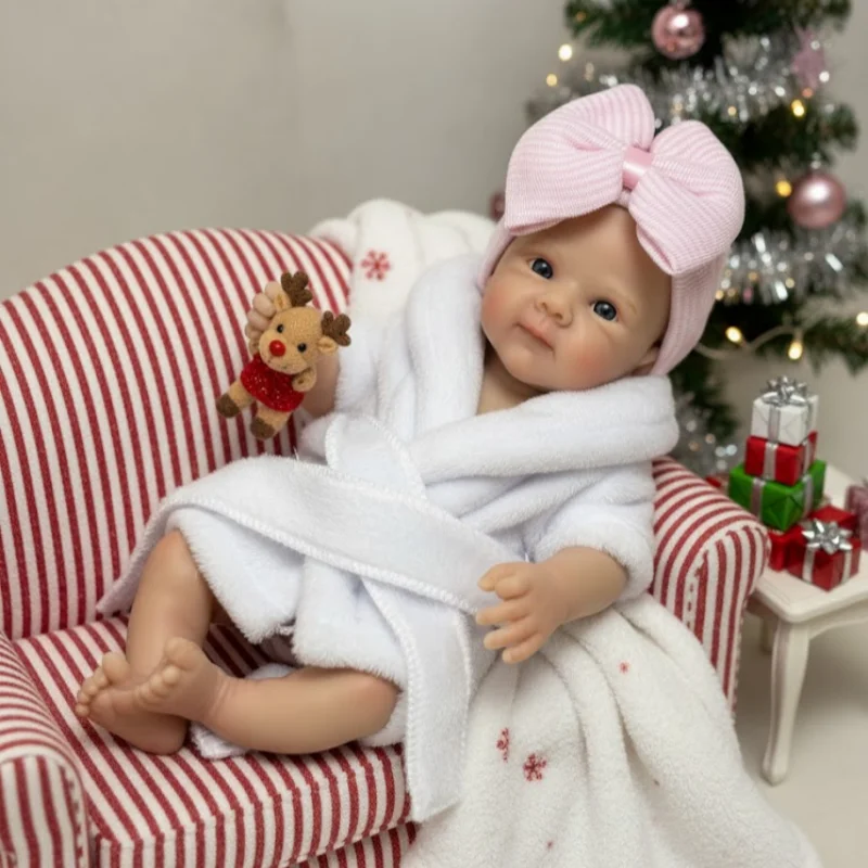 1 ST/3 Stijlen 13 Inch Wasbare Effen Siliconen Bebe Reborn Meisje & Jongen Poppen 3D Geschilderde Huid Handgemaakte Levensechte bebe reborn de silicona