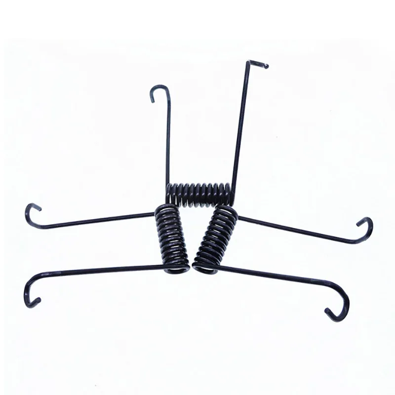 2 pz diametro del filo 2.0/2.5/3.0/3.5/4.0mm filo di acciaio per molle forte ritorno doppia molla di torsione sedile posteriore molla pieghevole a forma di V