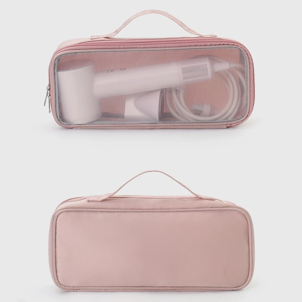 Travel Organizer Hair Dryer Carrying Case Dustproof Portable Hair Curler Storage Bag Large Capacity Protective Cover