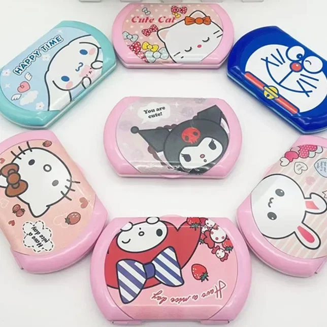 

Hello Kitty Calculator Portable Foldable Vanity Mirror Cute Cartoon Girl Kids Learning Calculator Stationery School Supplie Gift